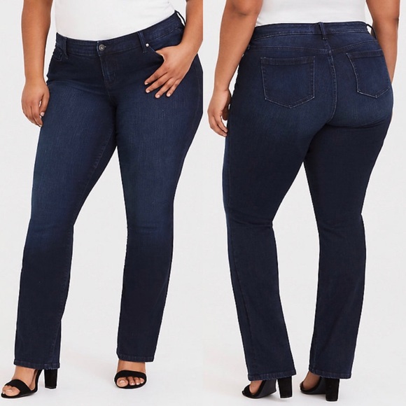 torrid Denim - 🚫SOLD🚫🏆HP🏆TORRID•dark wash barely-boot jeans
